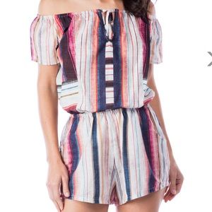 Lucky Brand Serape Stripe Romper